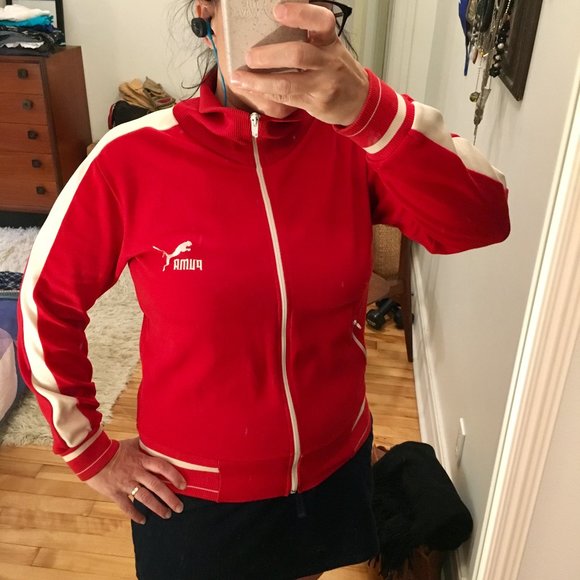 PUMA Vintage Red Tracksuit S - Picture 1 of 10